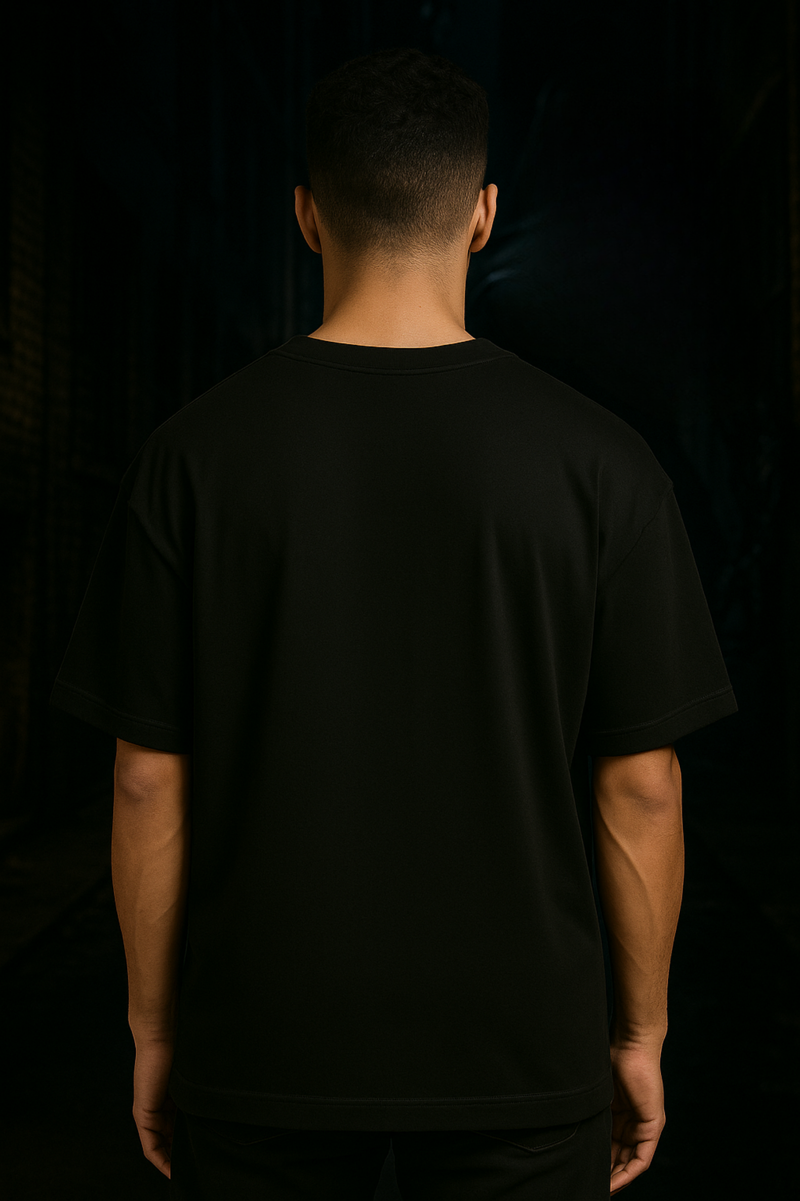 Hellfire Pop Ghost Rider| Oversized Classic T-Shirt black