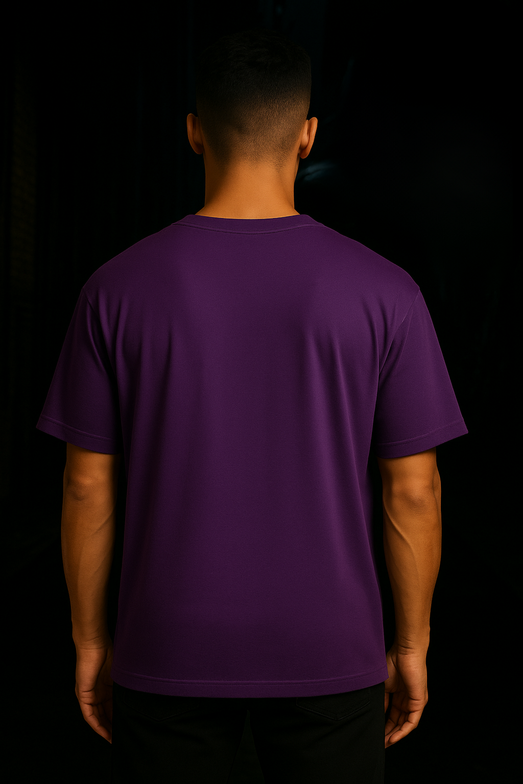 Hellfire Pop Ghost Rider| Oversized Classic T-Shirt Purple
