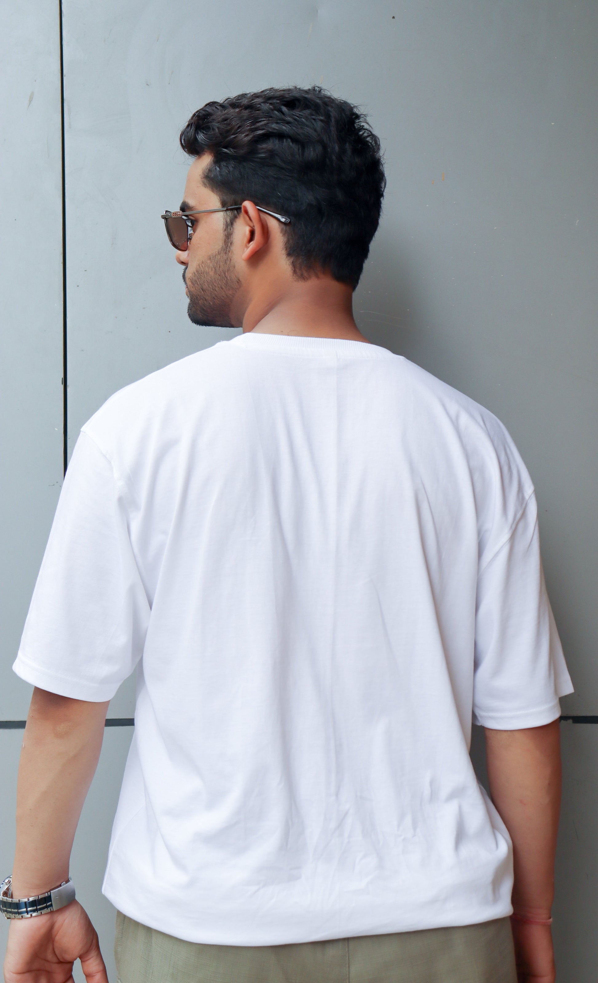 Lazy Thunder Thor | Oversized Calssic T-Shirt White