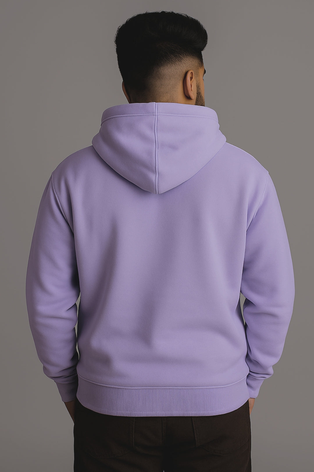 Oversized “Never Surrender” Hoodie  Urban Bold Series Lavender