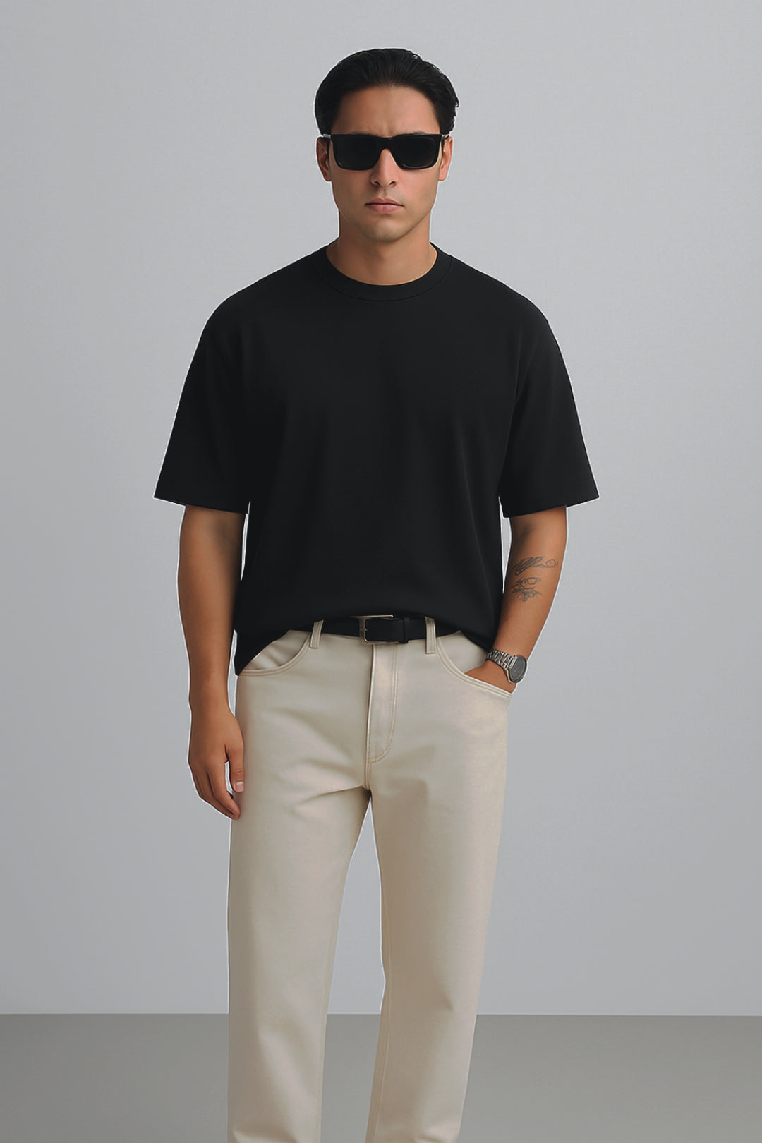 Panther Shadow | Oversized Classic T-Shirt black