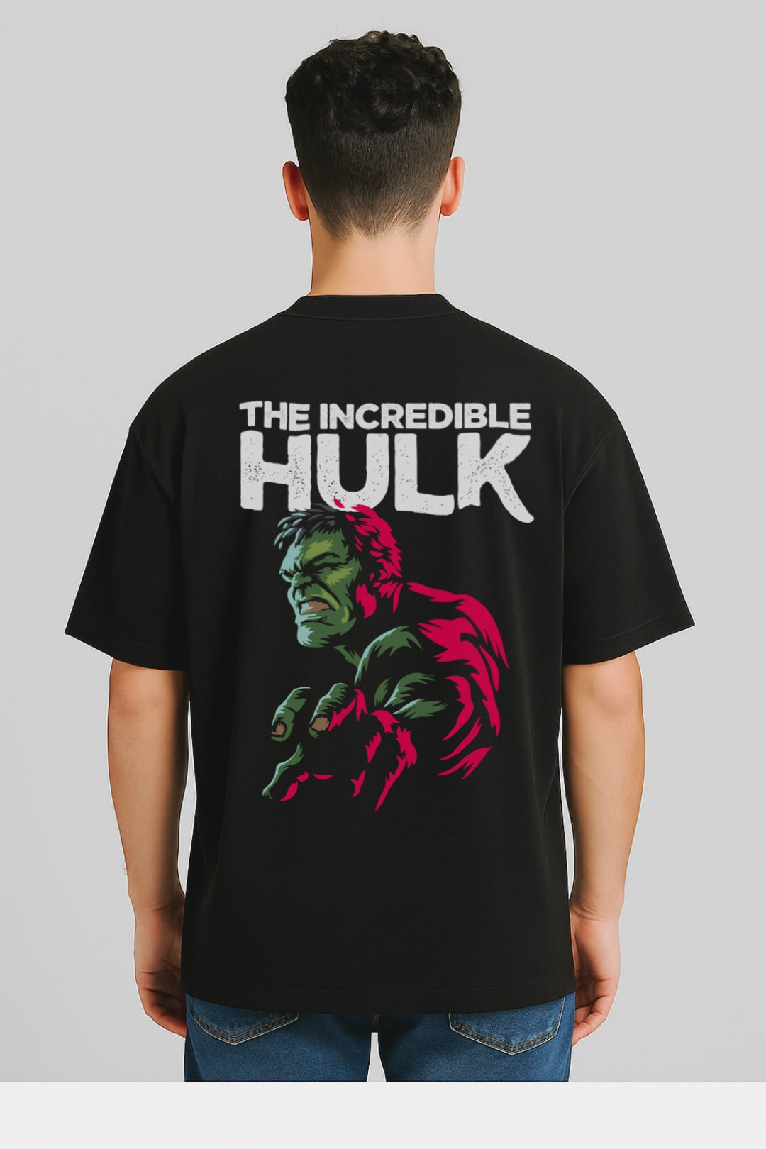 Smash Hulk Mode | Oversized Classic T-Shirt black