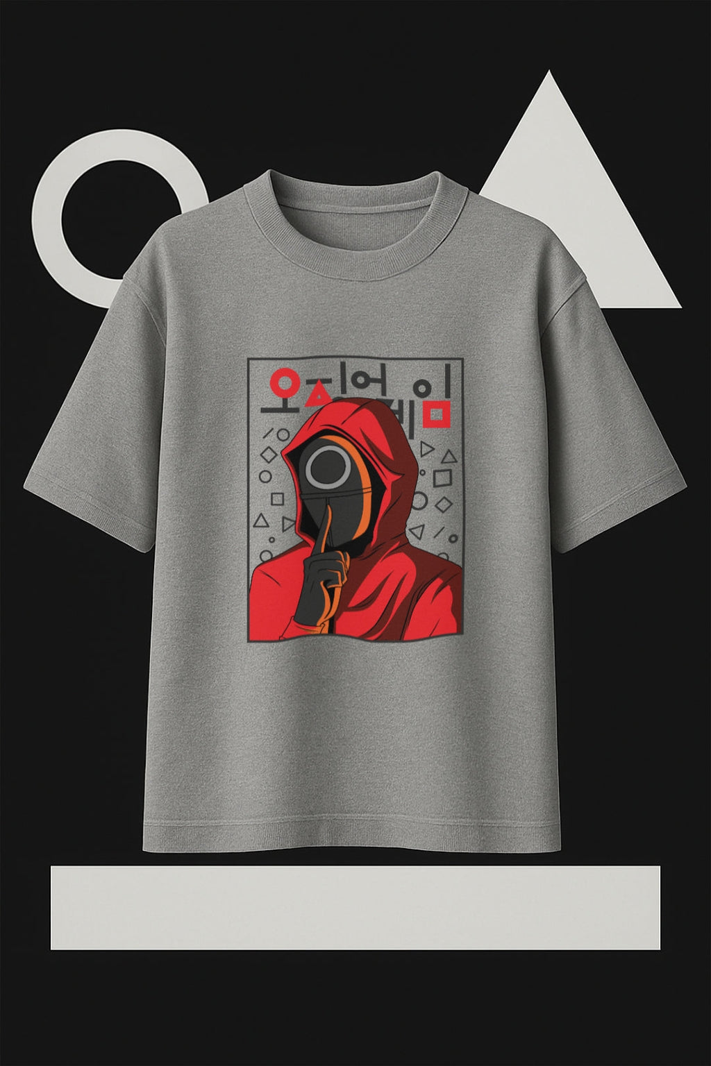 Squid Soldier Oversized Classic T-Shirt Grey