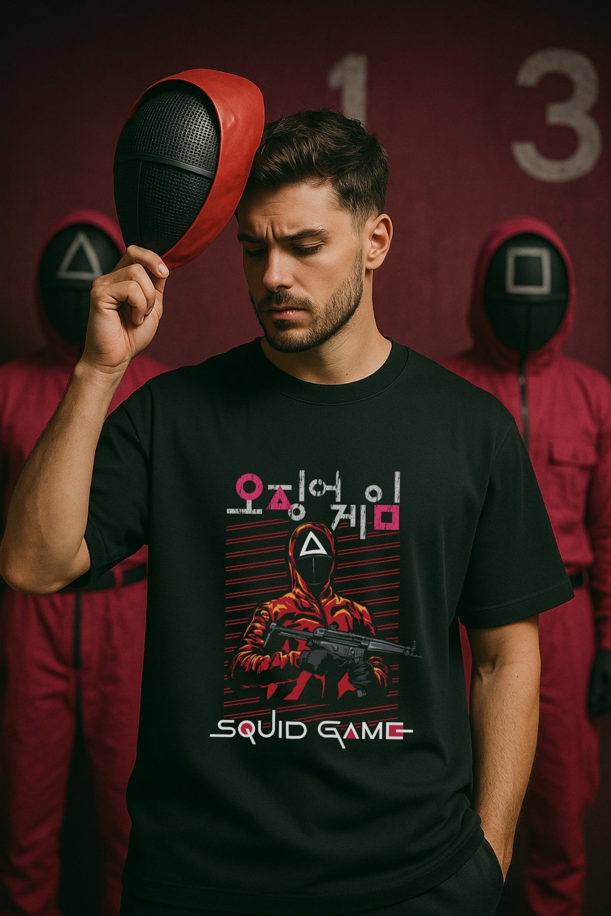 Triangle Enforcer Tee –Oversized Classic T-Shirt Black Edition