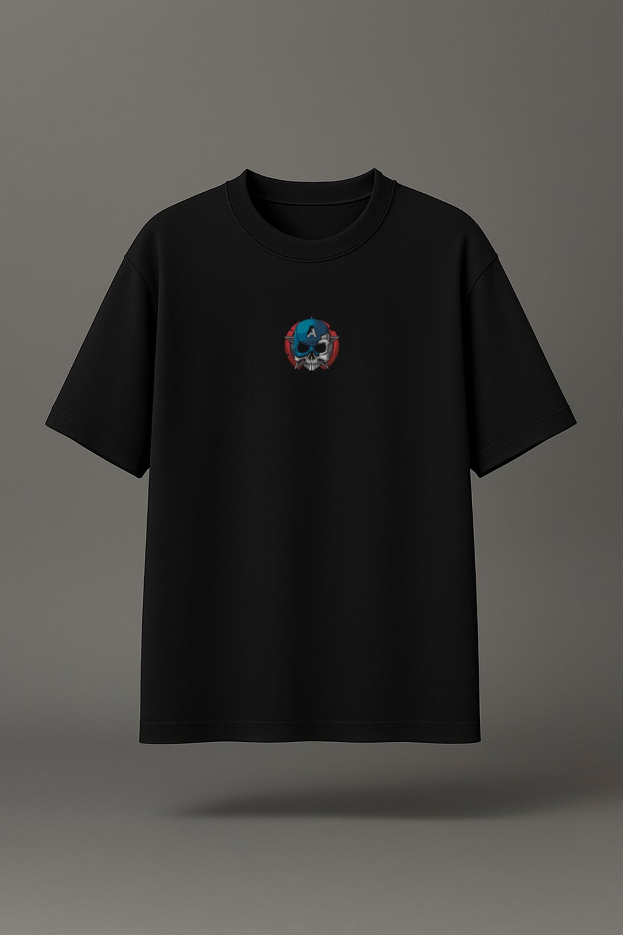 Captain Bold Oversized Classic T-Shirt Black